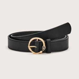 Shein - 1pc pu buckle belt