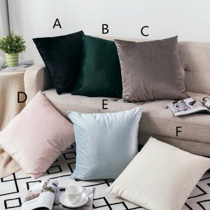 Shein - 1pc solid cushion cover without filler