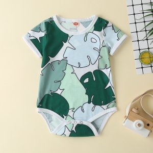 Shein - Baby boy tropical print bodysuit