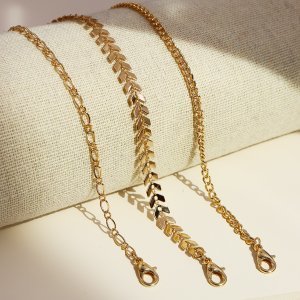 Chevron Design Chain Bracelet