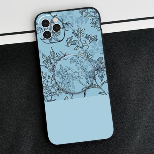 Flower Phone Case With Stand-Out Phone Grip