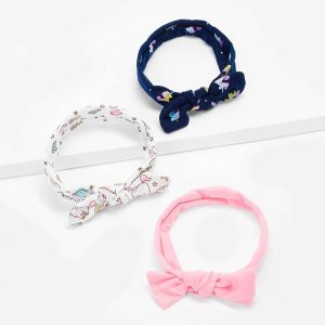 Shein - Girls bow decorated headband 3pcs