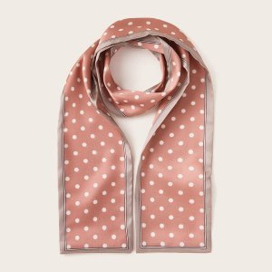 Shein - Girls polka dot pattern scarf