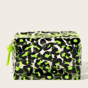 Leopard Transparent Makeup Bag