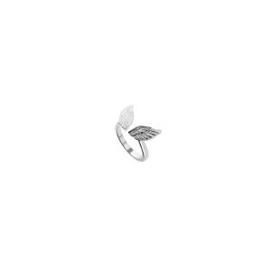 Shein - Silver plated wings ring