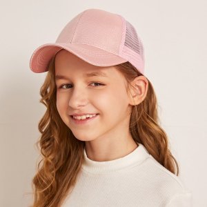 Shein - Toddler girls solid baseball cap