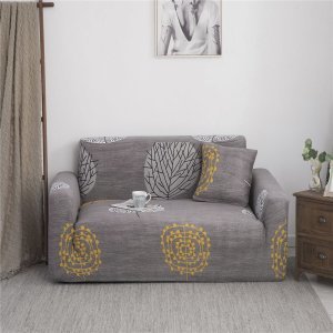 Tree Print Stretchy Sofa Cover Without Cushion Cover