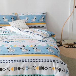 Shein - Zebra print bedding set without filler