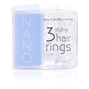INVISIBOBBLE NANO crystal clear hair rings 3 uds