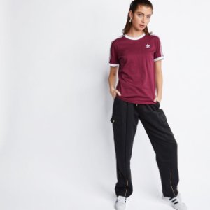 adidas Originals Shortsleeve - Dames T-Shirts - Red - 100% Katoen - Maat 34 - Foot Locker