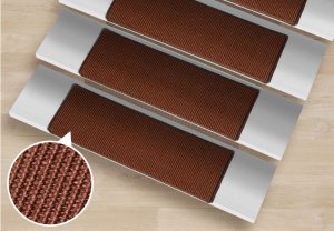 Pure Nature - Sisal stair treads - brown