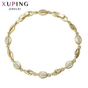 11.11 Xuping ModeEenvoudige dames Armband Goud Kleur Plated Geschikt voor Vrouwen Armbanden Top Kwaliteit Sieraden S53, 4-74899