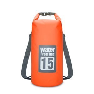 15L 20L Outdoor PVC waterdicht Bag Kajakken Kanoën Zwemmen Tassen Reizen Kits Rugzak Opbergtas - Blauw 15l