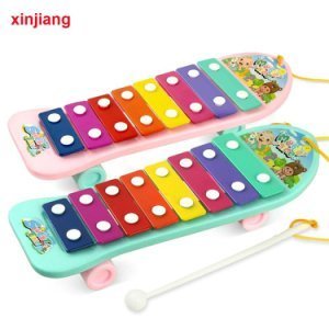 Baby Piano Xylofoon Muziekinstrument Speelgoed Hersenen Ontwikkeling Regenboog Kleur Speelgoed Hand Klop Piano Muzikaal Speelgoed voor Kind Kids} - Ro