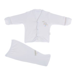 Productspro - Baby pyjama jurk kleding voor meisjes jongens nachtkleding kinderen nachtkleding pasgeboren sets badjas 0-3 maand vier seizoen katoen