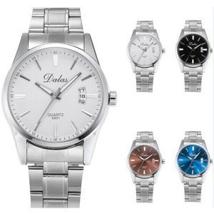 Productspro - Dalas heren horloge in verschillende kleuren - wit