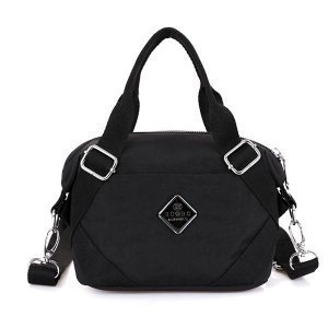 Productspro - Dames nylon tote handtassen casual schoudertassen buitensporten crossbody tassen - zwart