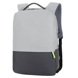 Productspro - Draagbare business man laptop tassen rugzakken schouder notebook bag case draagbare effen grijze kleur computer gewoon stijl tas