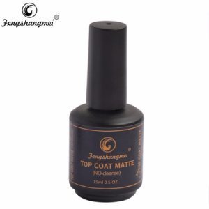 Fengshangmei matte nagellak top coat matt afwerking gel langdurige led uv matte top lak 15 ml   fengshangmei