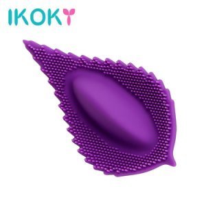 IKOKY Orale Likken Onzichtbare Vibrerende Slipje Clitoris Stimulator Vrouwelijke Masturbatie Leaf Vibrator Volwassen Speeltjes voor Vrouw - Zwart