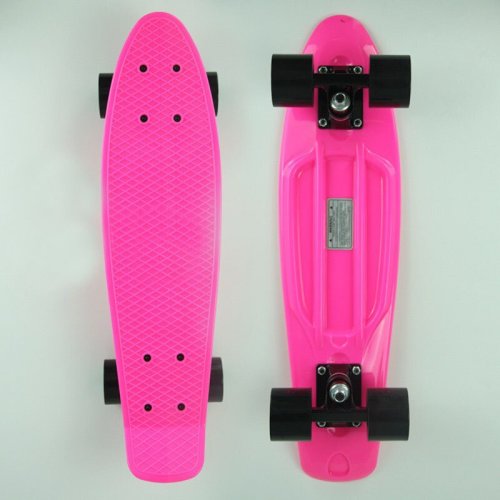 Productspro - Kinderen 22 inch penny board cruiser skateboard compleet klaar om rit vis boord multicolor banana board scooter sport speelgoed