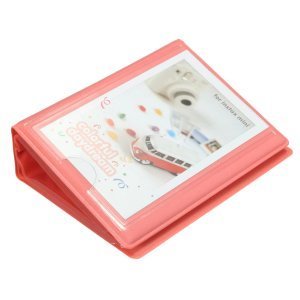 Koop 3 inch Mini 28 + 1 Zakken Fotoalbum Opslag Case Voor Polaroid FujiFilm Instax Film - Roze