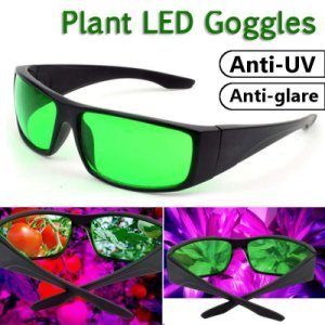Oog Beschermen GlassesLED Kweekruimte Bril Anti-glare Uv Groen/Blauw Lens Bril voor Tent Kas Hydrocultuur Plant licht - Blauw