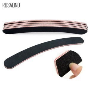 Rosalind Professionele 5 stks/set Nagelvijl 100/180 Schuren Buffer Blok DIY Nail Tip Polijsten Remover Kits Manicure Pedicure Tool