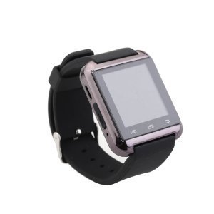 Smart watch u8 heren sport bluetooth smartwatch voor iphone android telefoon smart telefoons horloge en pk gt08 u80 DZ09 - Black