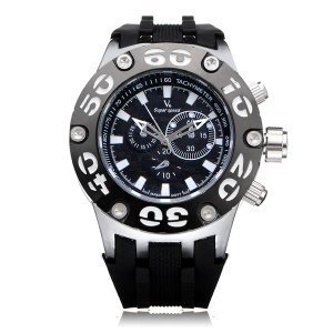 V6 V0203 Horloge Voor Heren - Zwart