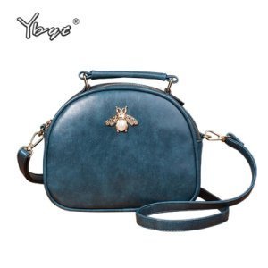 Productspro - Ybyt2018mini tassen voor vrouwen vintage toevallige crossbody tas dames luxe handtassen vrouwen lederen schoudertas messenger bag - blauw