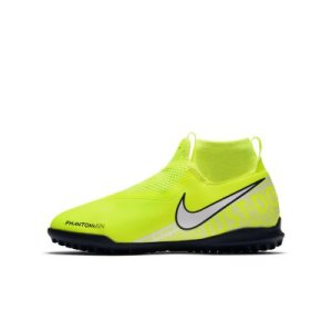 Buty piłkarskie na nawierzchnię typu turf dla małych/dużych dzieci Nike Jr. Phantom Vision Academy Dynamic Fit - Żółć