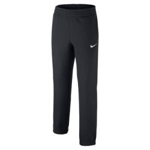 Chłopięce spodnie dresowe Nike Brushed-Fleece Cuffed - Czerń