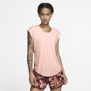 Damska koszulka do biegania Nike City Sleek - Różowy