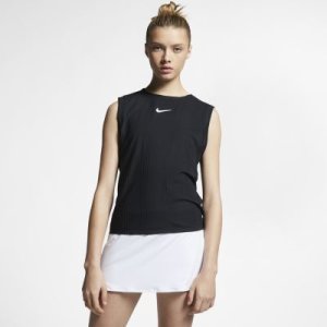 Damska koszulka do tenisa bez rękawów NikeCourt Dri-FIT Maria - Czerń