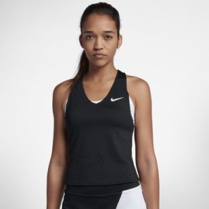 Nike - Damska koszulka do tenisa maria slam - czerń
