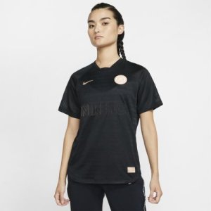 Damska koszulka piłkarska Nike F.C. Dri-FIT - Czerń