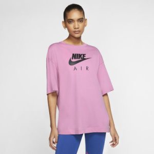 Damska koszulka z krótkim rękawem Nike Air - Różowy