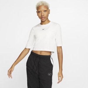 Damska koszulka z rękawem 3/4 Nike Sportswear Essential - Biel