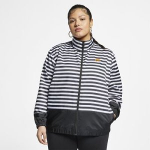 Damska kurtka z tkaniny Nike Sportswear (duże rozmiary) - Biel