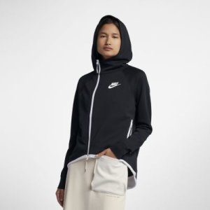 Damska rozpinana bluza Nike Sportswear Tech Fleece - Czerń