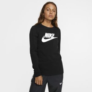 Damski T-shirt z długim rękawem Nike Sportswear - Czerń