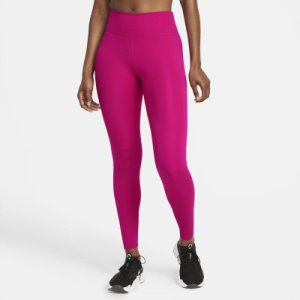 Damskie legginsy ze średnim stanem Nike Dri-FIT One - Różowy