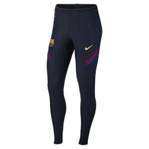 Damskie spodnie piłkarskie Nike VaporKnit FC Barcelona Strike - Niebieski