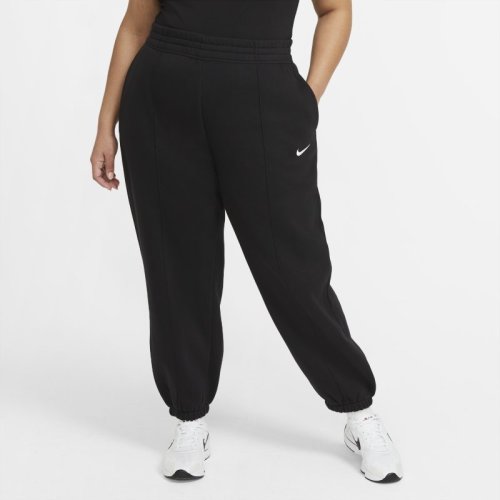 Damskie spodnie z dzianiny Nike Sportswear Trend (duże rozmiary) - Czerń