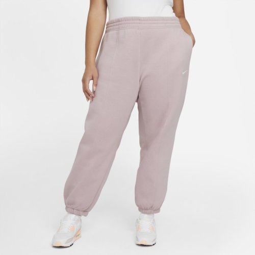 Damskie spodnie z dzianiny Nike Sportswear Trend (duże rozmiary) - Różowy