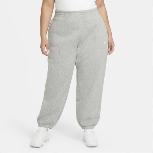 Damskie spodnie z dzianiny Nike Sportswear Trend (duże rozmiary) - Szary