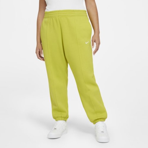 Damskie spodnie z dzianiny Nike Sportswear Trend (duże rozmiary) - Zieleń
