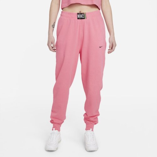 Damskie spodnie z efektem sprania Nike Sportswear - Różowy