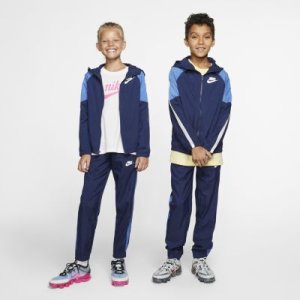 Dres z tkaniny dla dużych dzieci Nike Sportswear - Niebieski